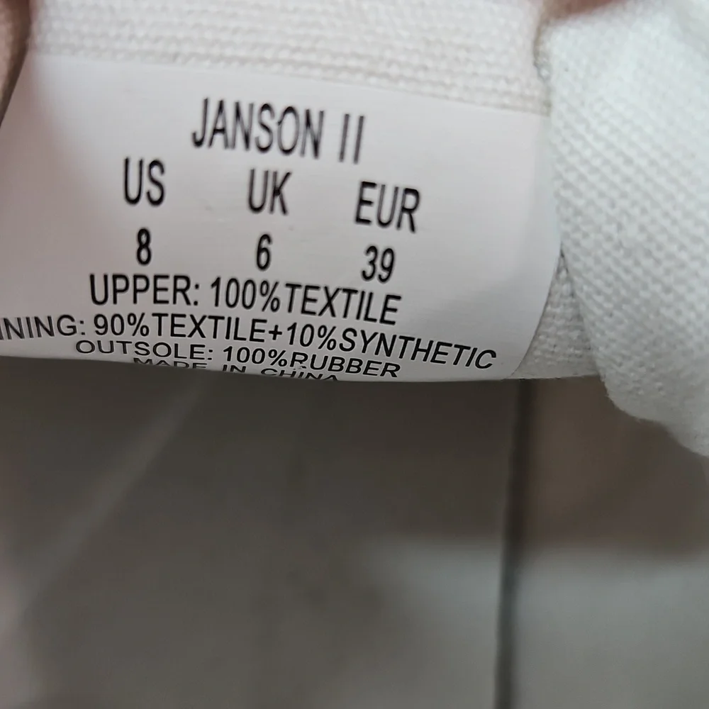Ralph Lauren White Janson II Canvas Sneakers Size 8 NWT - Picture 6 of 8